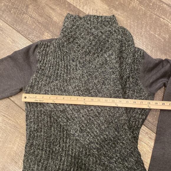 Prana Gray Open Front Cardigan Sweater - Picture 7 of 7